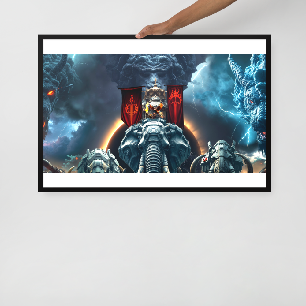 Enhanced Matte Paper Framed Poster (cm)