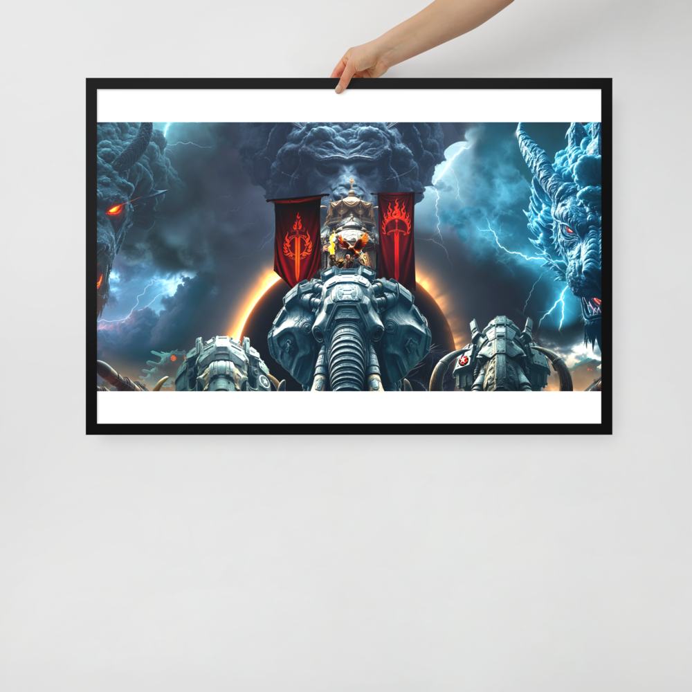 Enhanced Matte Paper Framed Poster (cm)