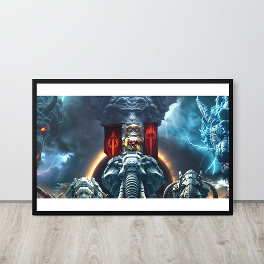 Enhanced Matte Paper Framed Poster (cm)