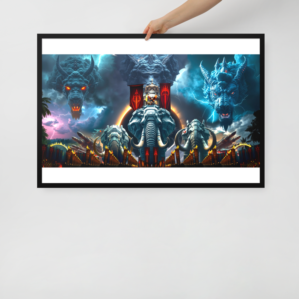 Enhanced Matte Paper Framed Poster (cm) 61×91 cm