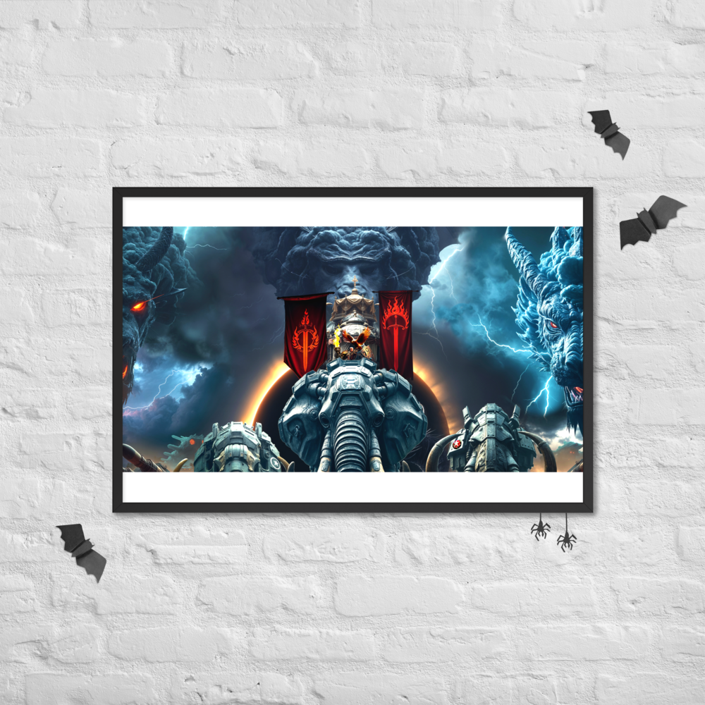 Enhanced Matte Paper Framed Poster (cm)