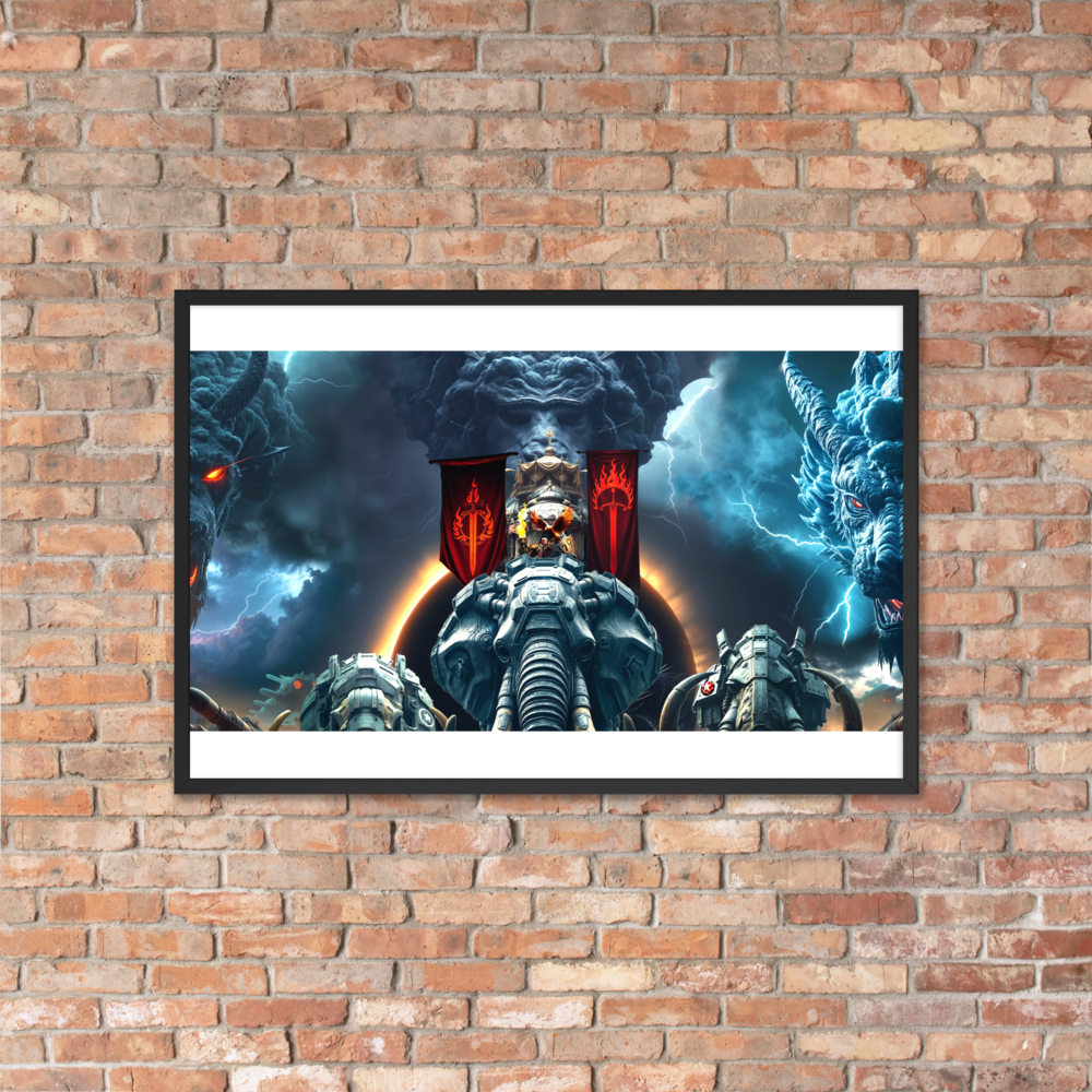 Enhanced Matte Paper Framed Poster (cm)