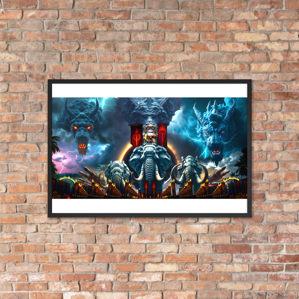 Enhanced Matte Paper Framed Poster (cm) 61×91 cm