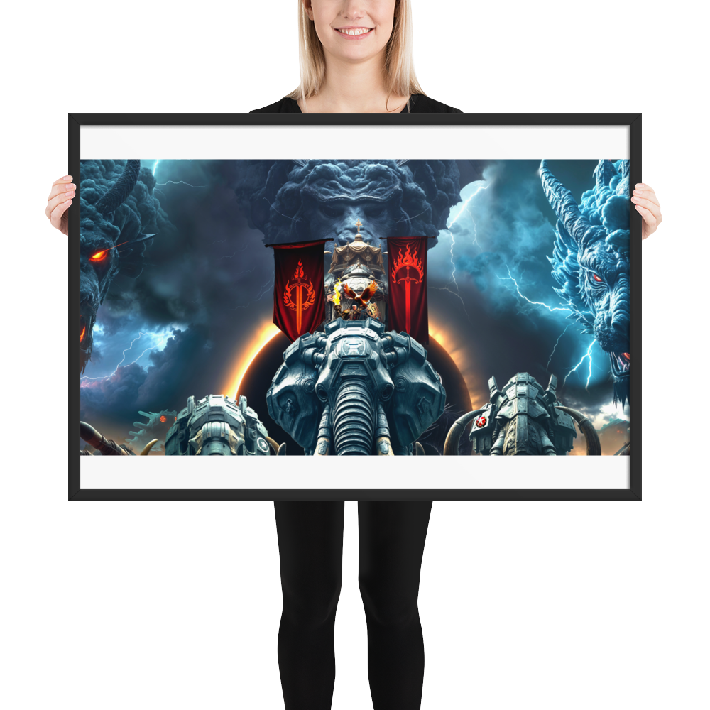 Enhanced Matte Paper Framed Poster (cm)