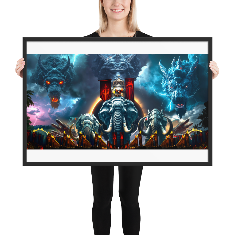 Enhanced Matte Paper Framed Poster (cm) 61×91 cm