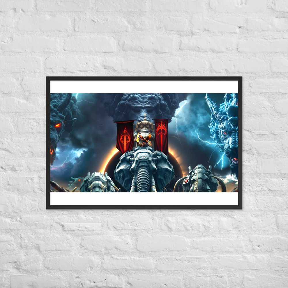 Enhanced Matte Paper Framed Poster (in) 24″×36″