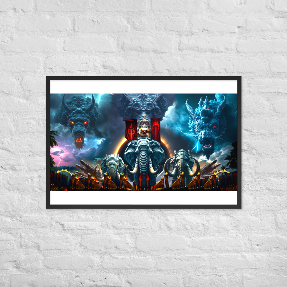 Enhanced Matte Paper Framed Poster (in) 24″×36″