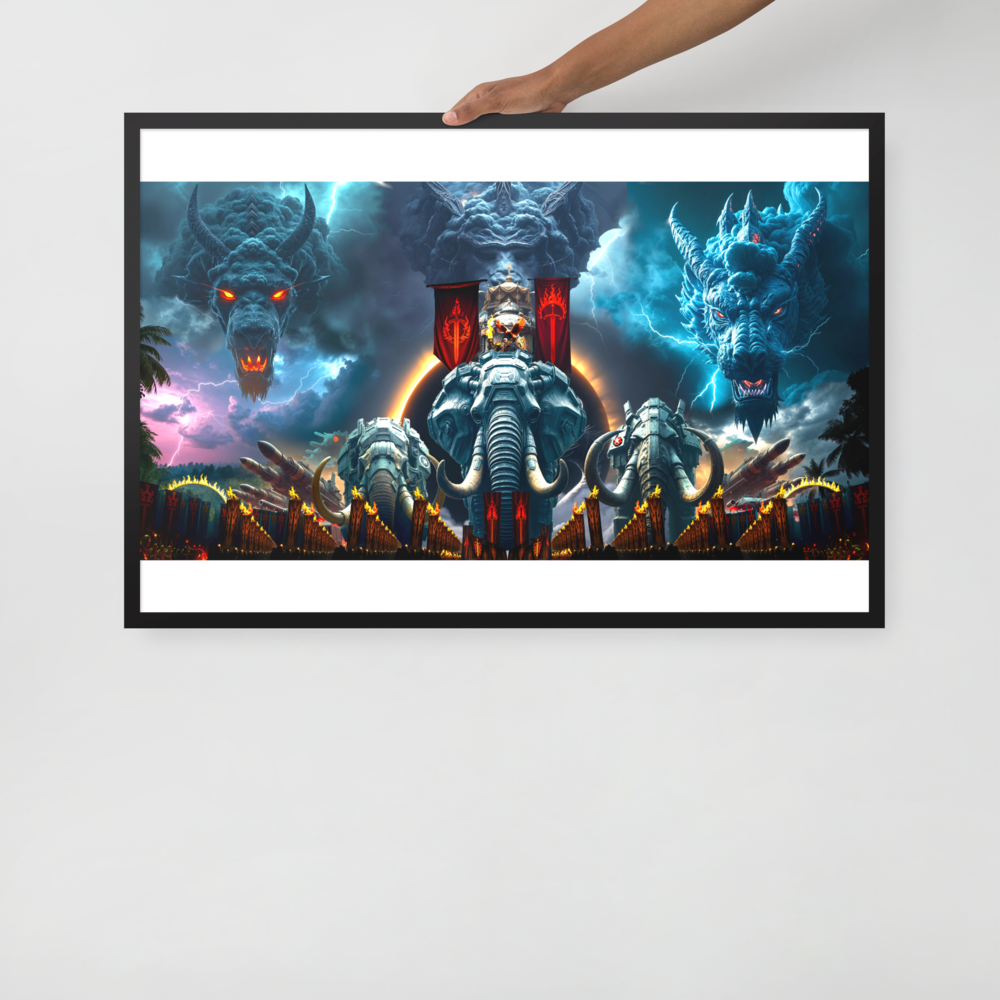 Enhanced Matte Paper Framed Poster (in) 24″×36″