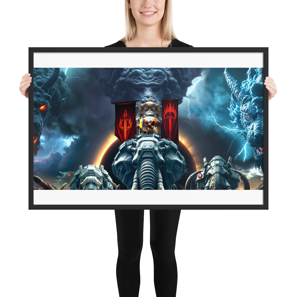 Enhanced Matte Paper Framed Poster (in) 24″×36″