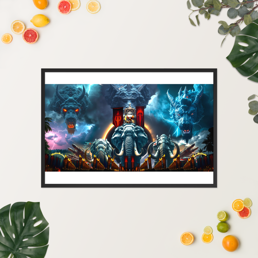 Enhanced Matte Paper Framed Poster (in) 24″×36″